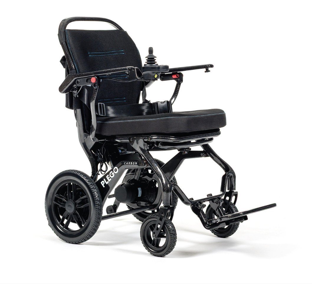 SILLA DE RUEDAS ELÉCTRICA LIGERA Y PLEGABLE Plego Carbon