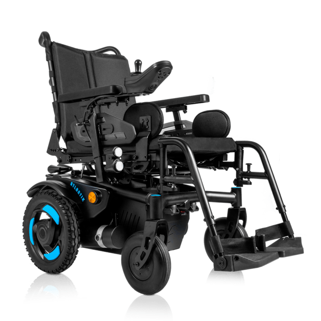 SILLA DE RUEDAS ELÉCTRICA RECLINABLE Y BASCULANTE Atlantik