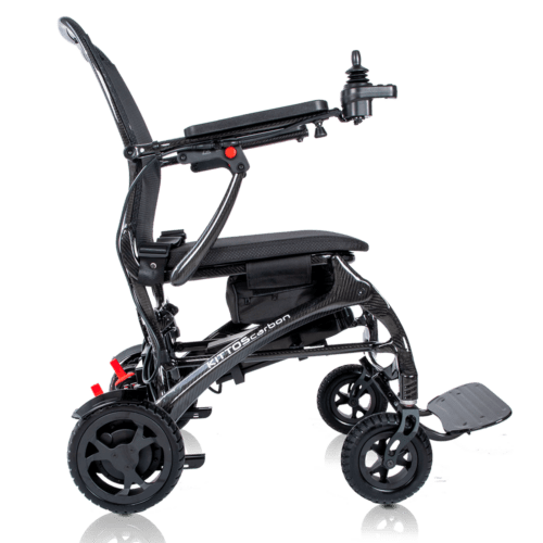 SILLA DE RUEDAS ELÉCTRICA DE FRIBRA DE CARBONO Kittos carbon - Imagen 2