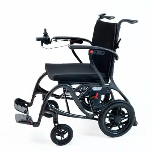 SILLA DE RUEDAS ELÉCTRICA PLEGABLE DE FIBRA DE CARBONO Max carbón - Imagen 2
