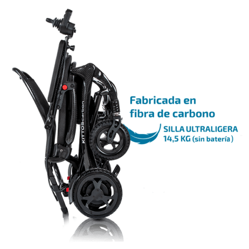 SILLA DE RUEDAS ELÉCTRICA DE FRIBRA DE CARBONO Kittos carbon - Imagen 5
