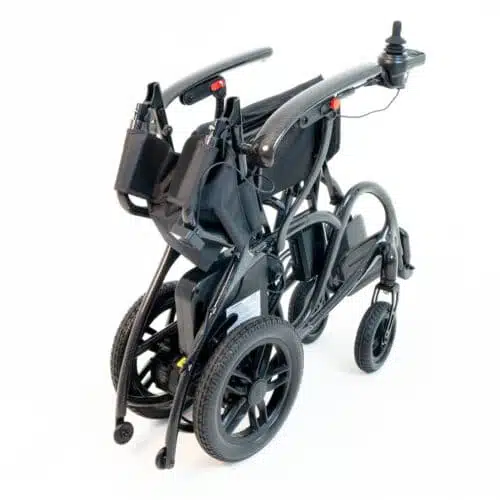SILLA DE RUEDAS ELÉCTRICA PLEGABLE DE FIBRA DE CARBONO Max carbón - Imagen 6